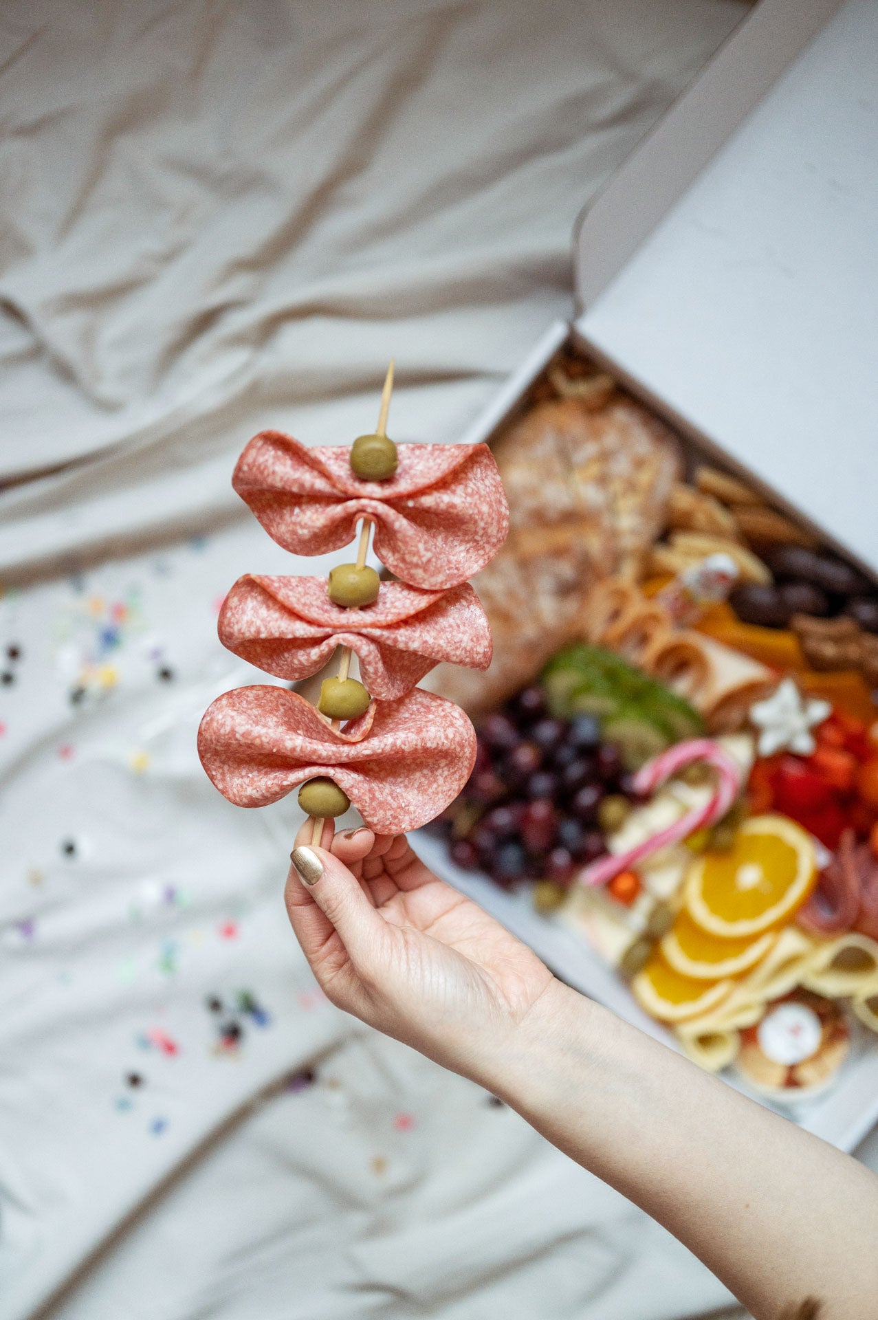 🎄XMAS Genussbox – Festlicher Fingerfood in stilvoller Geschenkbox 🎄