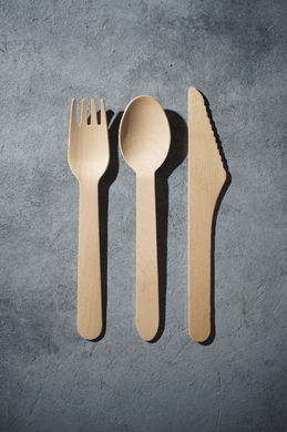 Besteck, Cutlery, Holzbesteck, Einweggeschirr, Geschirr, Zum mitnehmen, To Go, Cutlery to go, Düsseldorf